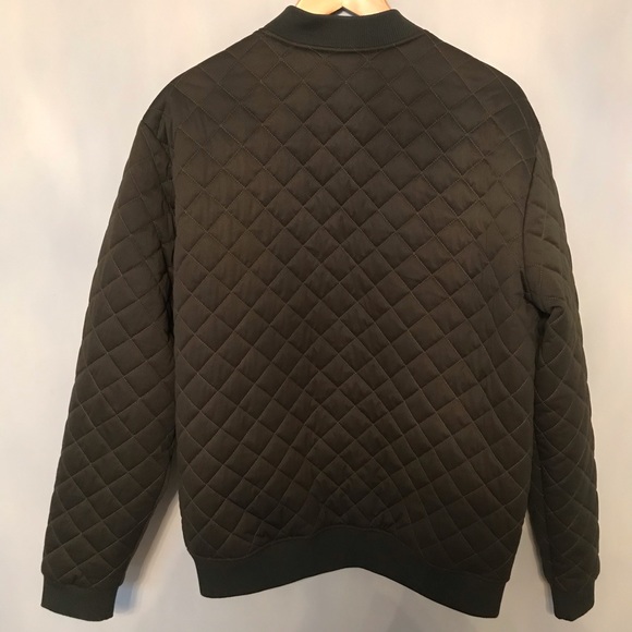 Zara Green Men’s Bomber Jacket - Picture 2 of 5